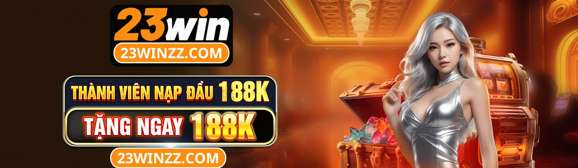 Banner dăng ký lần đầu tại 23win tặng 188k