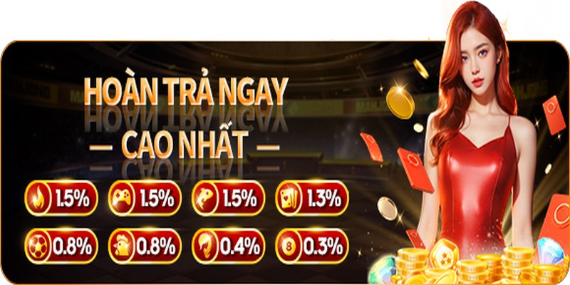 Hoàn trả tức thì của nhà cái 23win